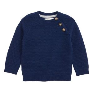 Baby Boden Cashmere Sweater - Beacon Blue 0-3 M